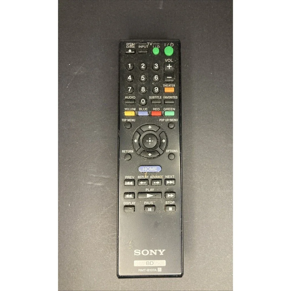 Remote Control For Sony BD-B107A RMT-B120P BDP-BX110 BDP-S390WM DVD Player